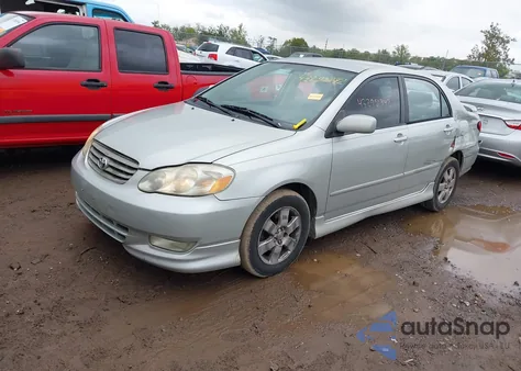2004 Toyota Corolla S from USA, damaged, VIN 2T1BR32EX4C207418